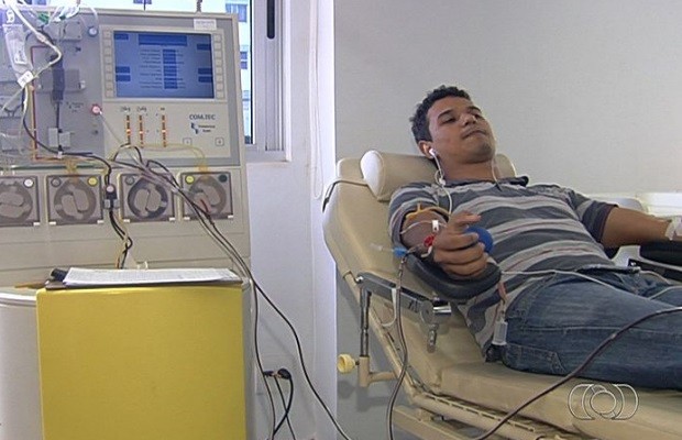 Número de doadores cai cerca de 50% em janeiro, em Goiânia, Goiás (Foto: Reprodução/ TV Anhanguera)