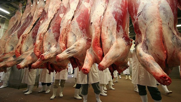 frigorífico, carne (Foto: Koichi Kamoshida/Getty Images)
