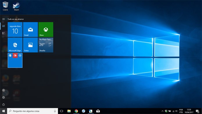 Windows 10 recebeu sutis mudanças visuais (Foto: Reprodução)