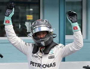 Nico Rosberg faz a pole position para o GP da Alemanha (Foto: AP)