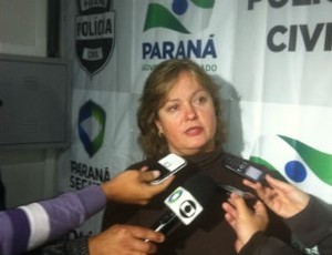 Delegada Marcia Rejane Vieira, da Delegacia da Mulher de Curitiba (Foto: Bibiana Dionísio/ G1 PR)