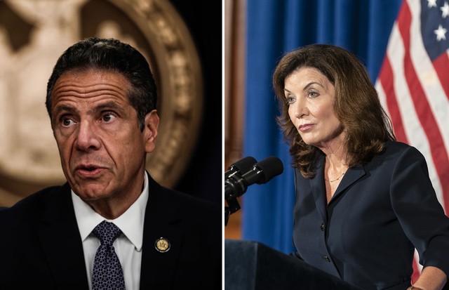  Andrew Cuomo e Kathy Hochul (Foto:  Getty Images)