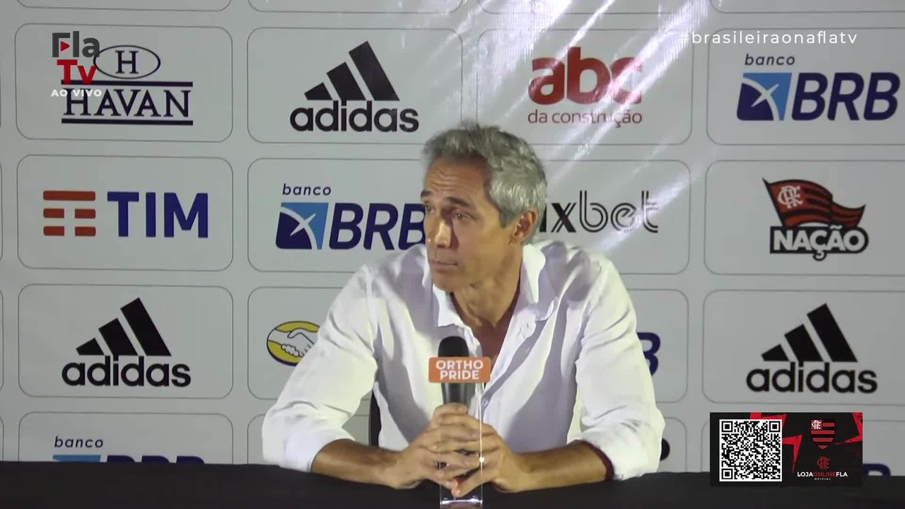 Confira a coletiva de Paulo Sousa após a derrota do Flamengo para o Botafogo