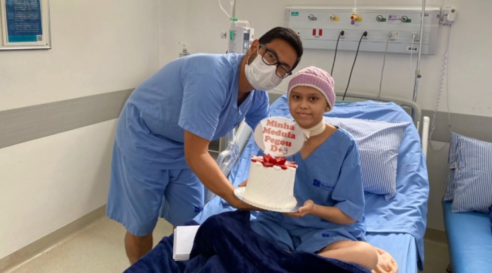 Hospital de Itajubá realiza 1ª transfusão de medula congelada do Sul de Minas  — Foto: Reprodução/EPTV 