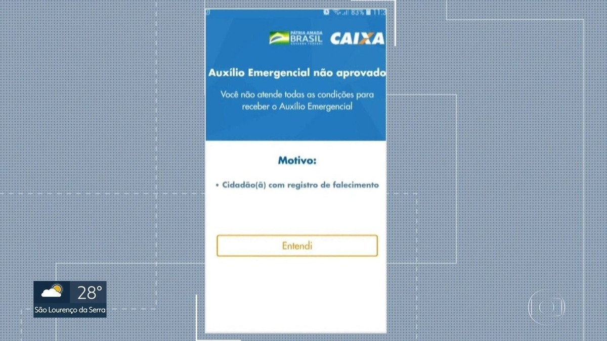 Auxílio Emergencial: 11 milhões de pedidos feitos por app e site ainda aguardam análise, diz Caixa thumbnail