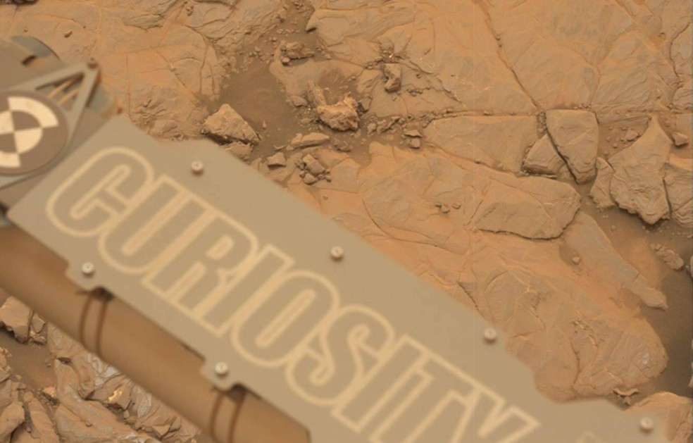 Curiosity completou seis anos em Marte em 6 de agosto; foto foi publicada no dia do aniversário (Foto: Divulgação/Nasa)