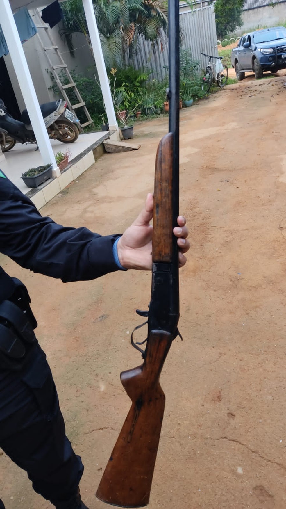 Armas foram apreendidas durante a operação — Foto: PF/Divulgação