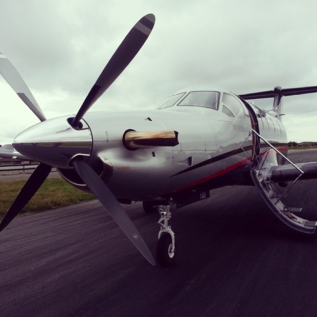 Avião de Gustav Magnar Witzøe (Foto: Reprodução/Instagram)