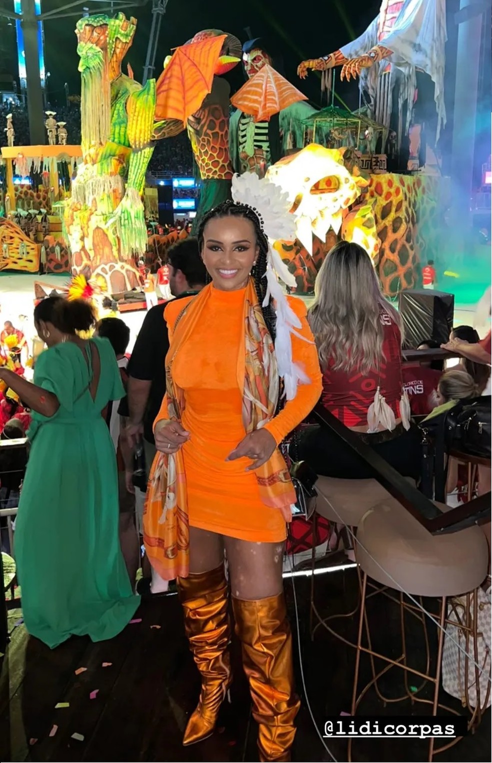 Nat&aacute;lia Deodato no Festival de Parintins &mdash; Foto: Reprodu&ccedil;&atilde;o Instagram