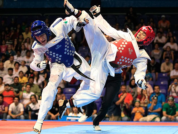 taekwondo marcio wenceslau Damian Villa (Foto: Agência Getty Images)