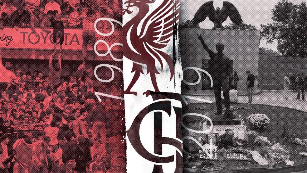 Tragédias de Hillsborough e do Ninho do Urubu unem Liverpool e Flamengo na dor — Foto: Arte: Infoesporte