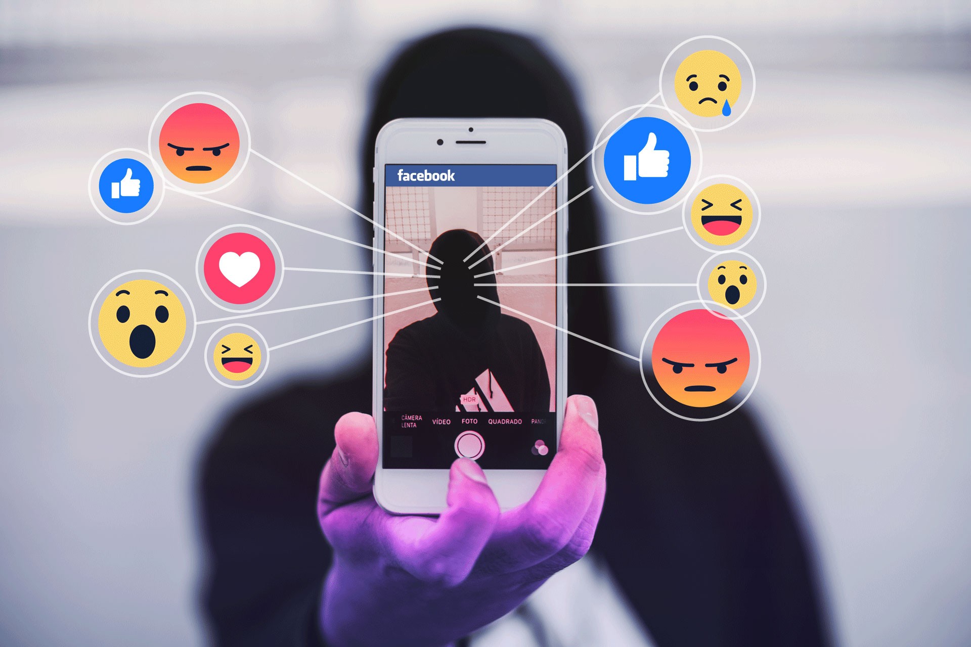 Quais serão os próximos passos do Facebook para lidar com as nossas emoções? (Foto: Bruno Fonseca)