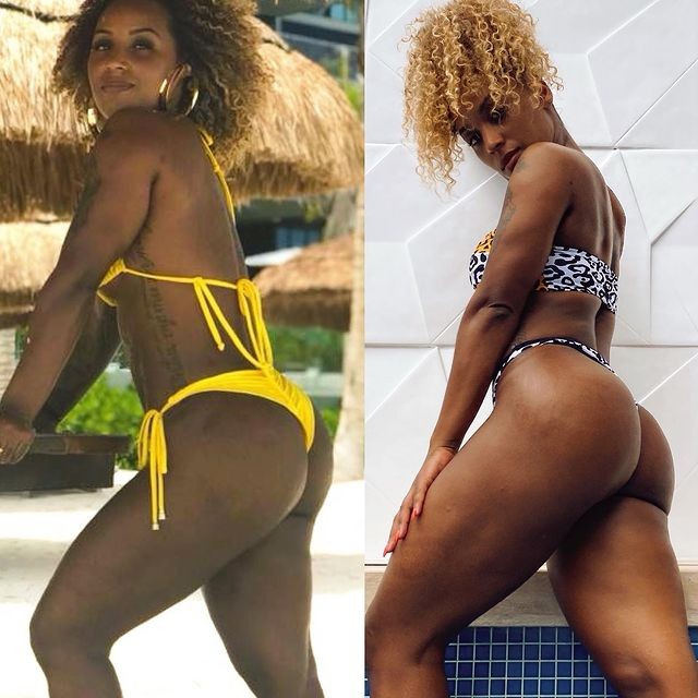 Nanah Damasceno - antes e depois (Foto: Reprodução/Instagram)