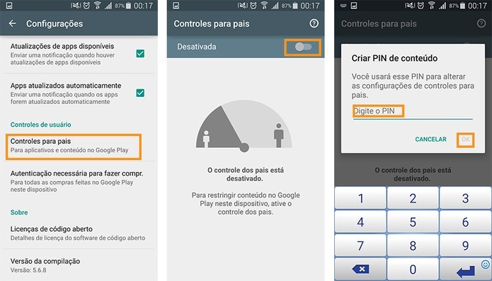 Como Configurar O Controle Para Pais No Google Play Dicas E Tutoriais Techtudo