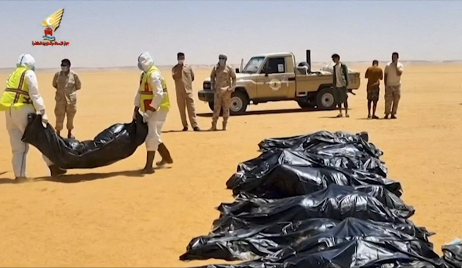 Vinte pessoas encontradas mortas após veículo quebrar no deserto da Líbia
