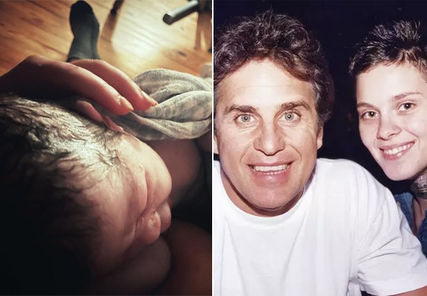 Nasce terceiro filho de Apoena Frota e Carolina Dieckmann, ex-mulher de Marcos Frota, comemora (Foto: Reprodução/Instagram)