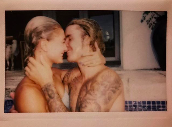 Justin Bieber e Hailey Baldwin (Foto: Reprodução/Instagram)