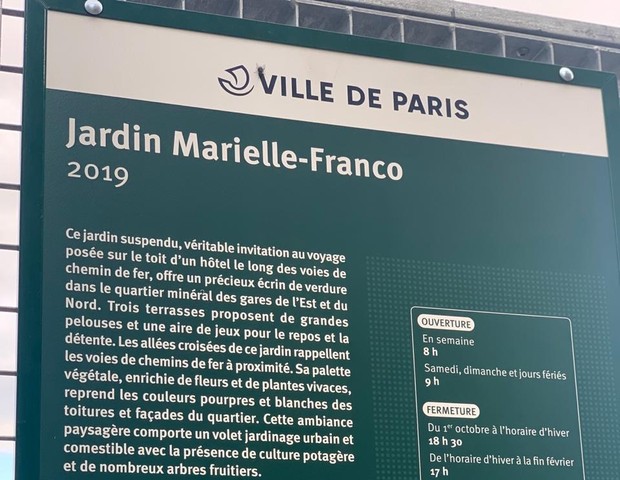 Jardim em homenagem a Marielle Franco é inaugurado em Paris  (Foto: Gabi Oliveira)