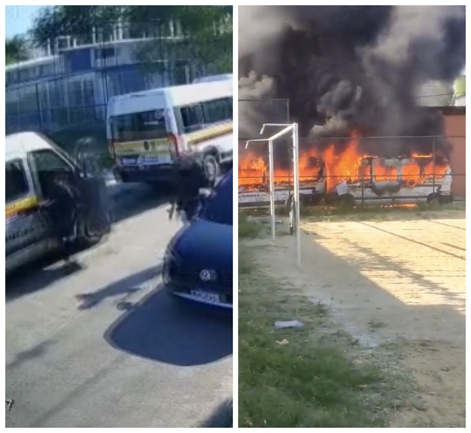 Guerra da milícia na Zona Oeste: criminosos incendeiam vans em Campo Grande em ataque a rivais