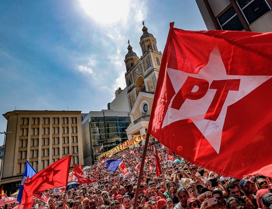 Bandeira do PT (Foto: Ricardo Stuckert/Instituto Lula) Bandeira do PT (Foto: Ricardo Stuckert/Instituto Lula)