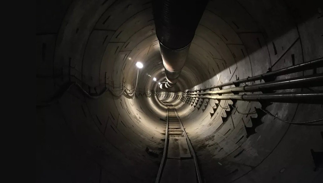 Túnel em Los Angeles já está em construção (Foto: Divulgação)