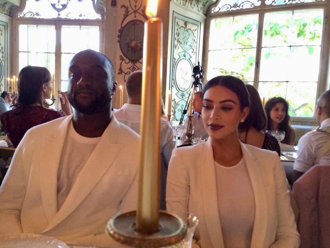 Kim Kardashian e Virgil Abloh (Foto: Reprodução Instagram)