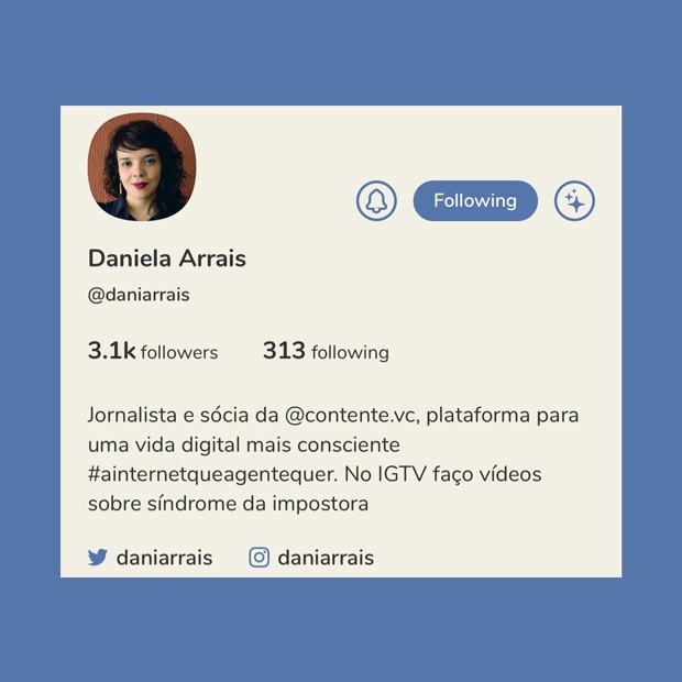 Daniela Arrais dá dicas de uso para o Clubhouse (Foto: Reprodução)