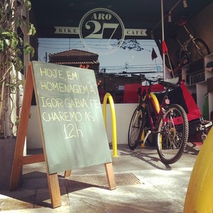 Aro 27 - um café para ciclistas, com direito a banho e café da manhã (Foto: Reprodução Instagram)