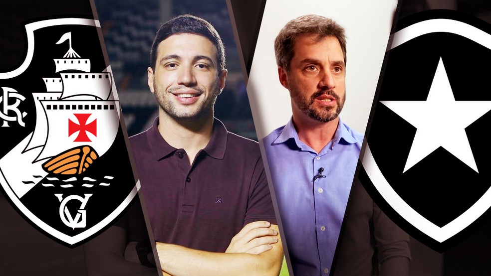 P�ssaro e Freeland comandam futebol de Vasco e Botafogo � Foto: ge