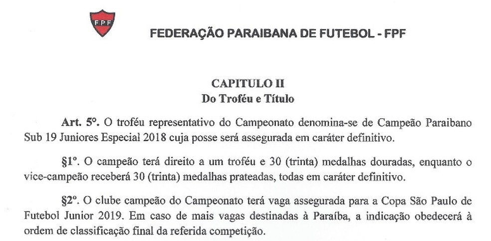 FPF define regulamento do Paulista Sub-15 e Sub-17 - Portal Morada -  Notícias de Araraquara e Região