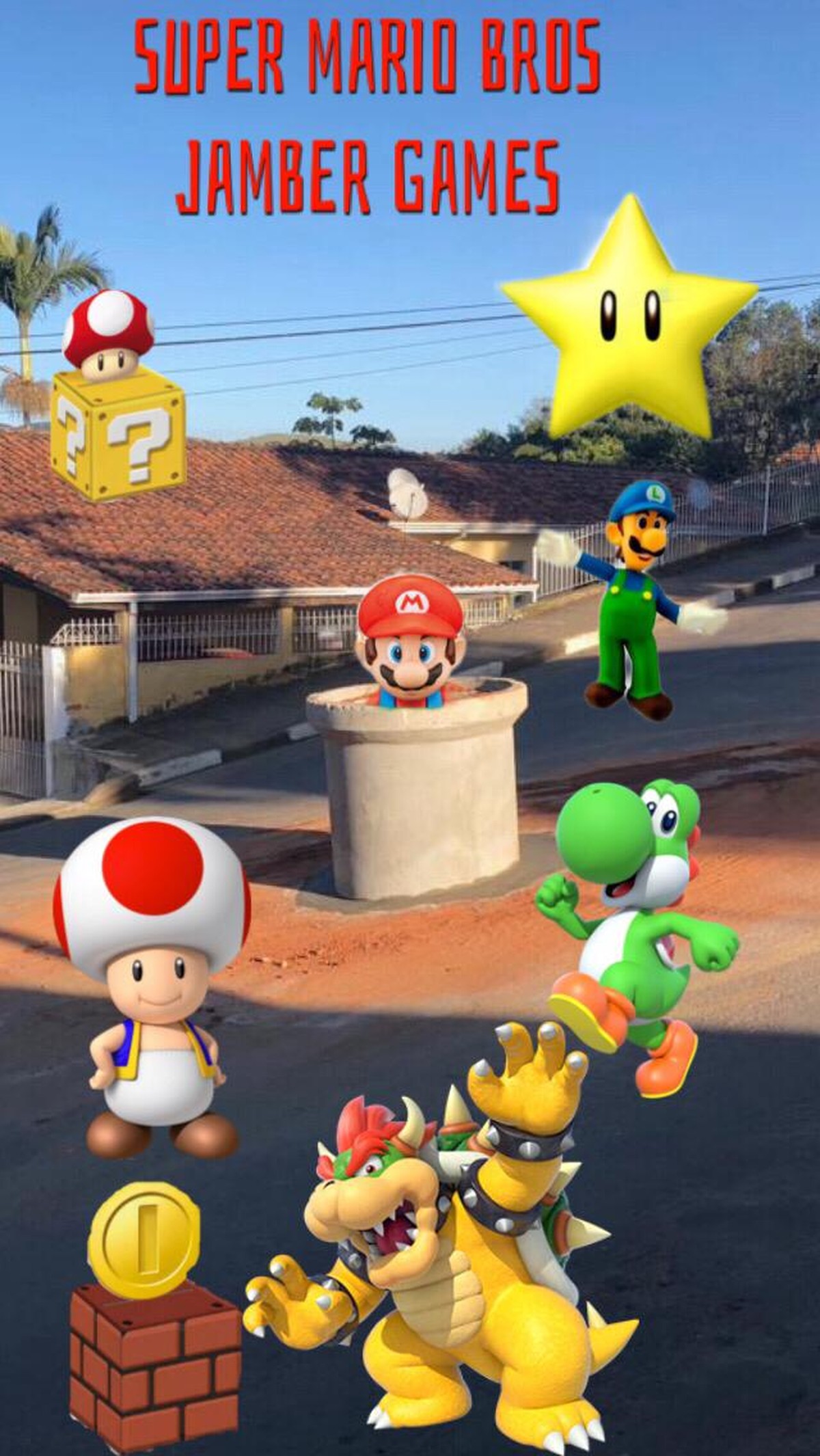 Você joga Super Mario Bros? Que tal participar de um desafio em Hortolândia!