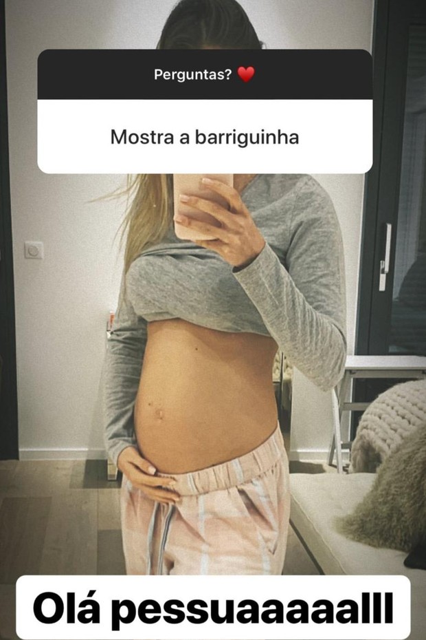 Carol Cabrino mostra barriguinha (Foto: reprodução/Instagram)