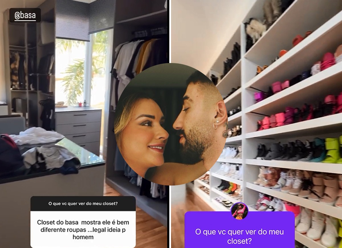 Juju Salimeni abre o closet dela e do namorado  (Foto: Reprodução/Instagram)