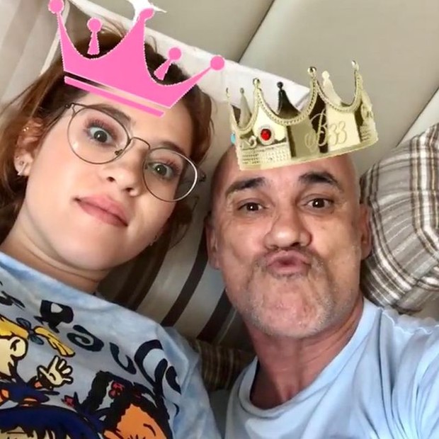Ana Clara e o pai, Ayrton Lima, o Papito (Foto: Reprodução/Instagram)