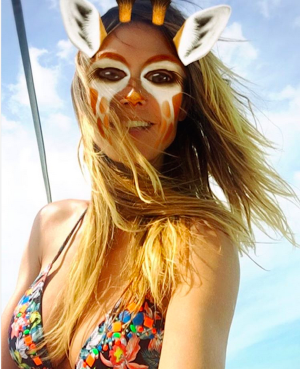 A modelo Heidi Klum (Foto: Instagram)