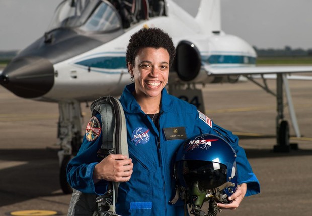 Jessica Watkins viajará ao espaço em abril 2022 (Foto: Reprodução/NBC/Nasa)