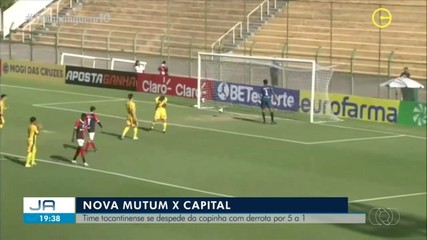 Capital perde para o Nova Mutum-MT e fica fora da próxima fase da Copa São Paulo