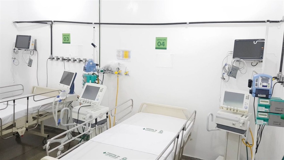 Hospital de campanha de Feira de Santana &mdash; Foto: Prefeitura de Feira de Santana / Divulga&ccedil;&atilde;o