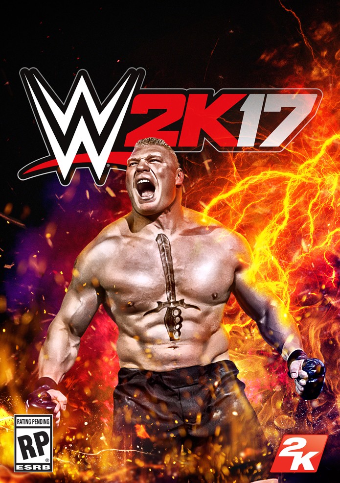 Estrela do wrestling e MMA, Brock Lesnar é a estrela de WWE 2K17 (Foto: Divulgação/2K Games)