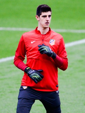 Courtois treino Atlético de Madrid (Foto: Getty Images)