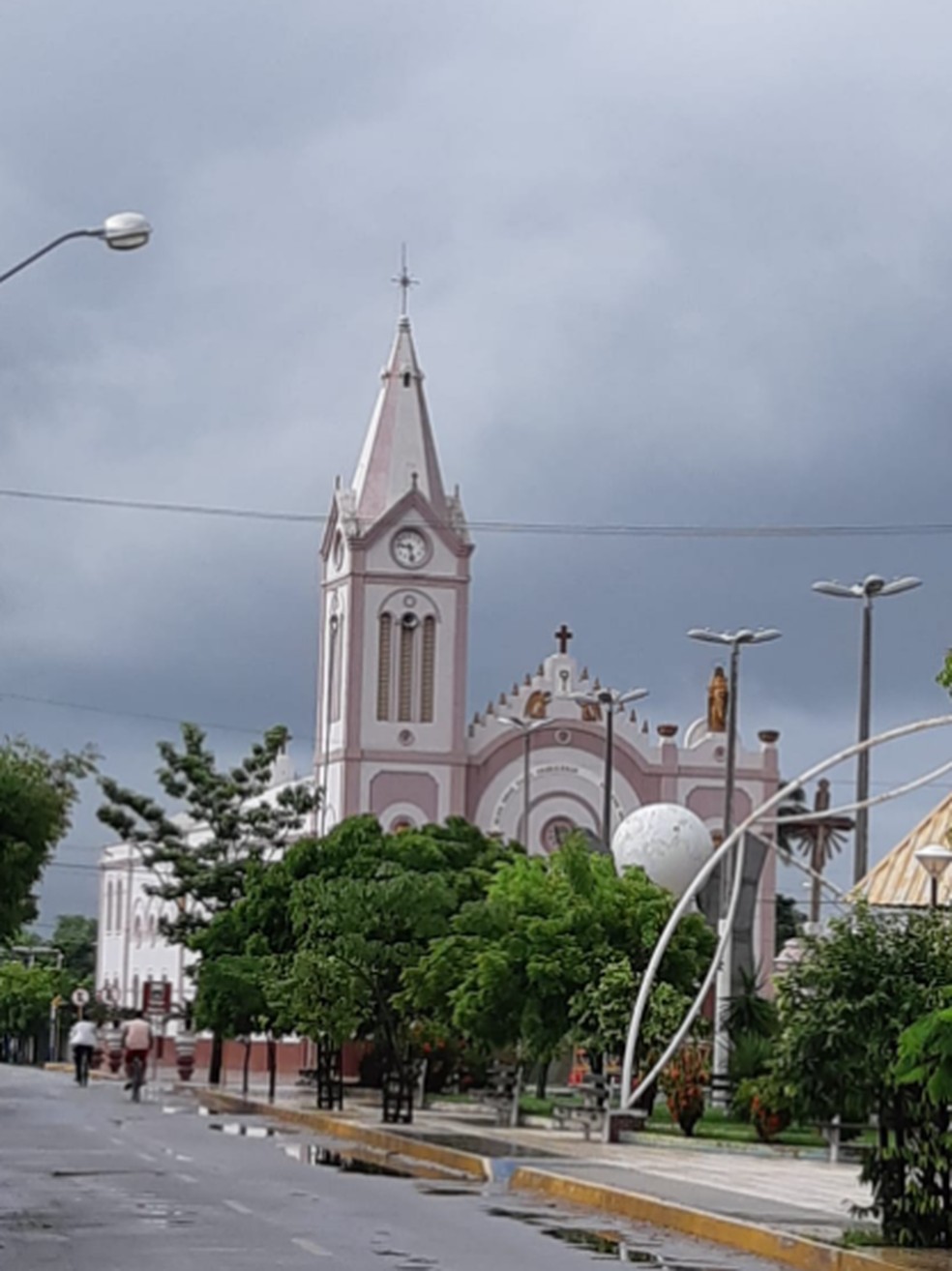 Cidade de Milagres, na Região do Cariri do Estado. — Foto: Reprodução
