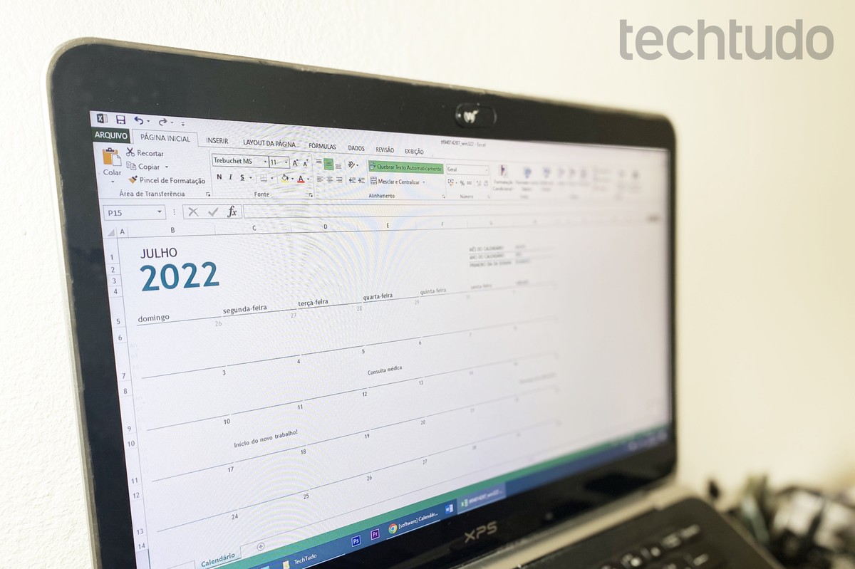 Calendário No Excel Como Personalizar Modelo Editável Em Qualquer Ano Produtividade Techtudo 1368