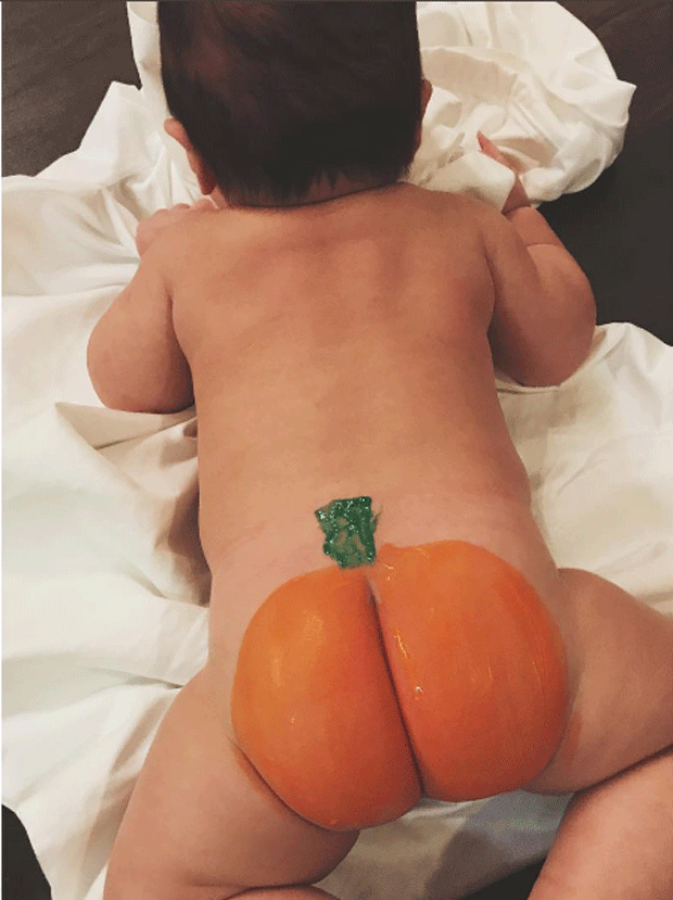 Bebê abóbora (Foto: Reprodução / Instagram)