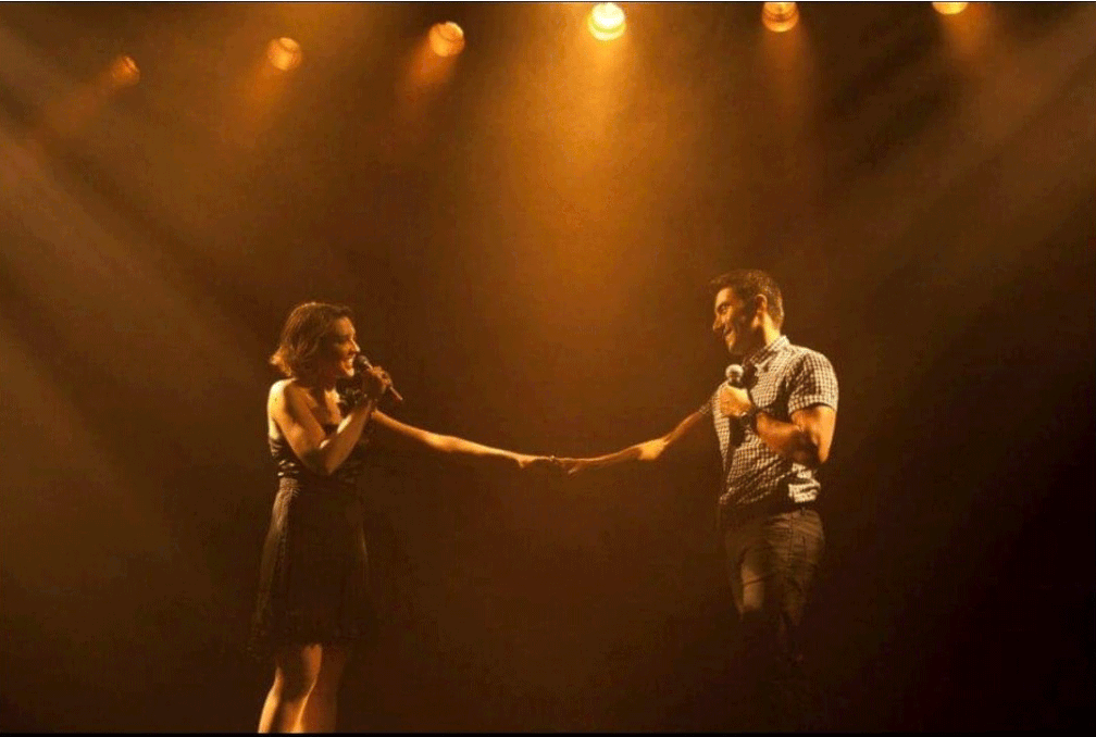 Marilice Cosenza e Luiz Carlos Araújo contracenaram em inúmeras peças de teatro e musicais — Foto: Divulgação/Arquivo pessoal