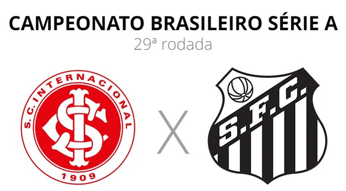 Inter x Santos veja onde assistir, escalações, desfalques e arbitragem