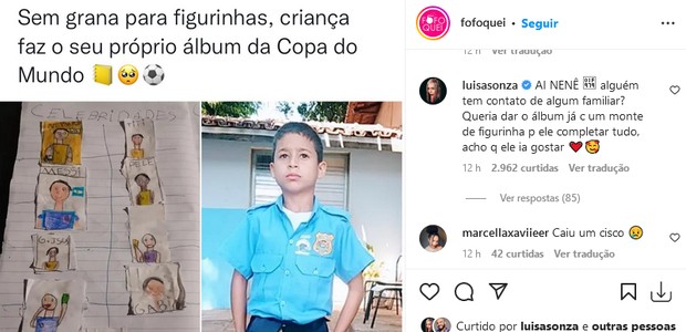 Luísa Sonza diz que vai doar álbum ppara garoto (Foto: Reprodução/Instagram)
