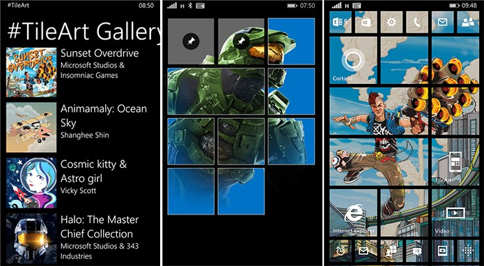 #TileArt ? um aplicativo para personalizar a tela inicial do Windows Phone (Foto: Divulga??o/Windows Phone Store)