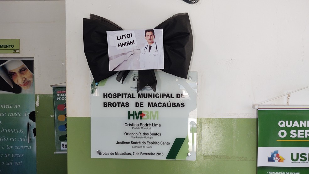 Hospital Municipal de Brotas de Macaúbas — Foto: Luciano Brotense/Brotas News