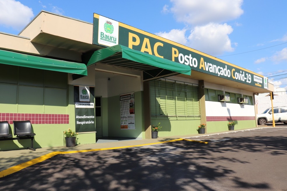 Posto Avançado do Coronavírus (PAC) segue em funcionamento ao lado do PSC; juntas, as duas unidades terão 26 leitos para Covid-19 — Foto: Divulgação/Prefeitura de Bauru