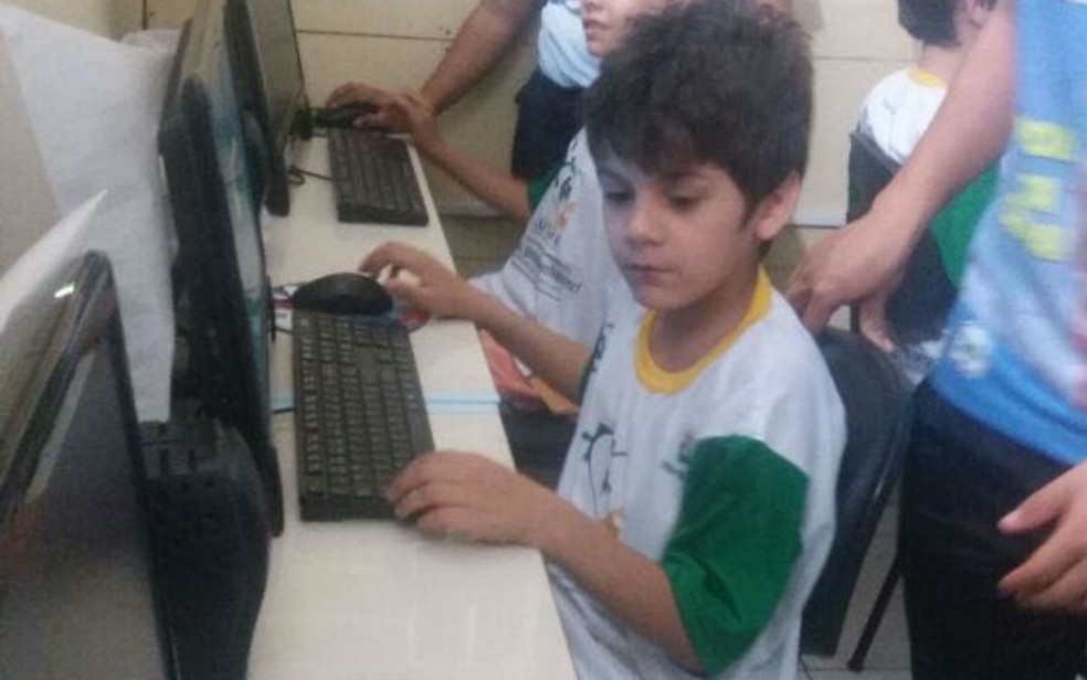 Renato Martins é o segundo filho de Adely, com 9 anos (Foto: Adely Martins/Arquivo Pessoal)